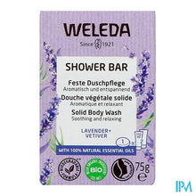 Afbeelding in Gallery-weergave laden, Weleda Shower Bar Lavendel + Vetiver 75g
