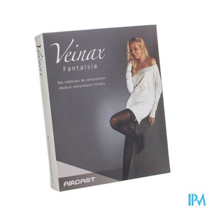 Veinax Panty Kleine Diamant 2 Lang Zwart Maat 4