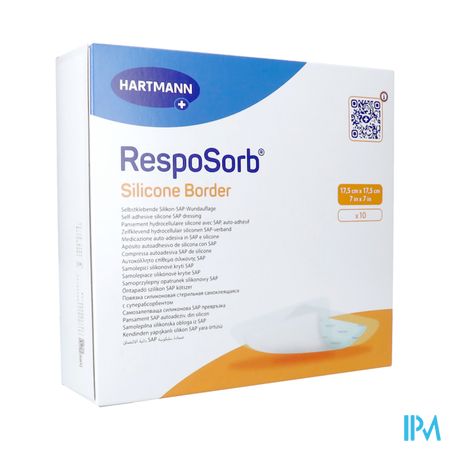 Resposorb Silicone Border 17,5x17,5cm 10 4130221