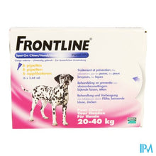 Afbeelding in Gallery-weergave laden, Frontline Spot On Hond 20-40kg Pipet 6x2,68ml
