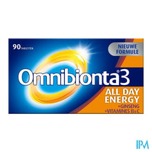 Afbeelding in Gallery-weergave laden, Omnibionta3 All Day Energy Multivitamines voor Energie (90 tabletten)
