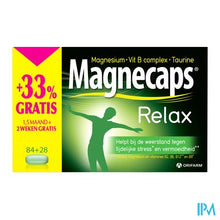 Load image into Gallery viewer, Magnecaps Relax Tabl 84 + 28 Grat.

