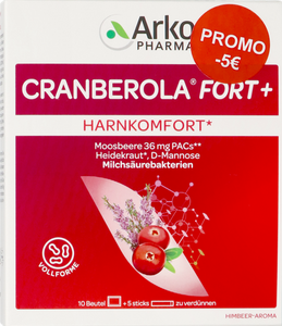 Cranberola Fort Plus Zakje 10 + Stick 5 Promo -€5