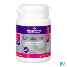 Charger l'image dans la galerie, Mannavital Nattokinase Platinium V-caps 90
