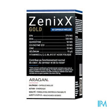 Charger l'image dans la galerie, Zenixx Gold Caps 60x890mg Nf
