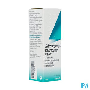 Rhinospray Verstopteneus 1,18mg/ml Neusspr Opl15ml