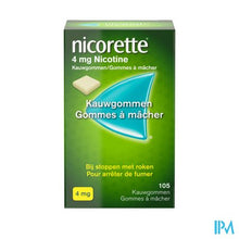 Load image into Gallery viewer, Nicorette Kauwgom 105x4mg
