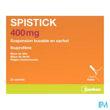 Afbeelding in Gallery-weergave laden, Spistick 400mg Susp Oraal Gebruik Zakje 20
