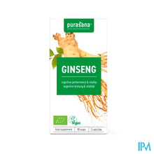 Charger l'image dans la galerie, Purasana Vegan Ginseng Bio Caps 80
