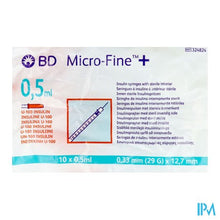 Afbeelding in Gallery-weergave laden, Microfine Ins.spuit 0,5ml 29g 12,7mm 10 324824
