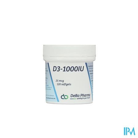 D3 1000iu Softgels 120 Deba