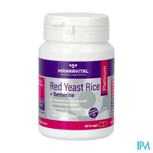 Mannavital Red Yeast Rice+berberine Plat.v-caps 60