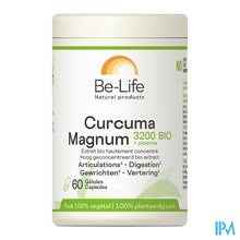Afbeelding in Gallery-weergave laden, Curcuma Magnum 3200 Be Life Bio Pot Caps 60
