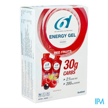 Load image into Gallery viewer, 6d Sixd Energy Gel Red Fruits 6x40ml
