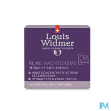 Charger l'image dans la galerie, Widmer Iaa Rijke Nachtcreme N/parf Pot 50ml
