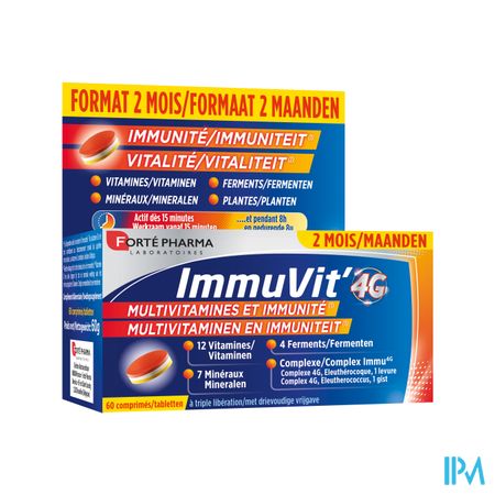 Immuvit 4g 2 Maanden Tabl 60