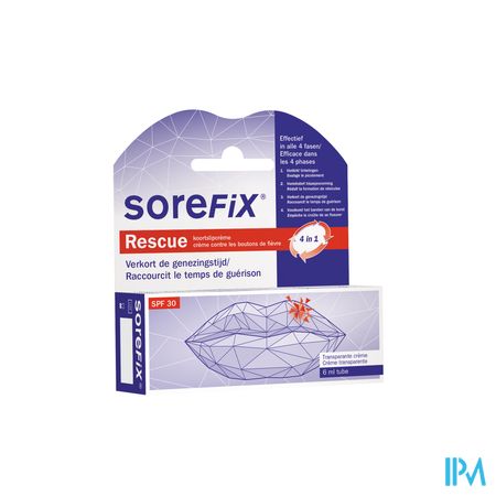 Sorefix Rescue Oplossing Koortsblaasjes Tube 6ml