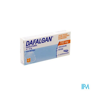 Dafalgan 150mg Suppos 12 Kleine Kinderen