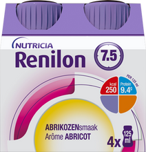 Load image into Gallery viewer, Renilon 7.5 Abrikoos Fles 4x125ml 177033 Nf
