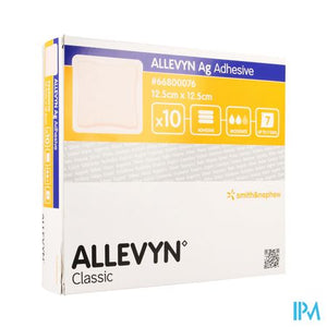 Allevyn Ag Adhesive Ster 12,5x12,5cm 10 66800076