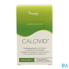 Afbeelding in Gallery-weergave laden, Calcivid 500mg/400ie Lemon Chew 60
