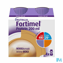 Load image into Gallery viewer, Fortimel Protein 200ml Mokka 4x200ml
