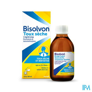 Bisolvon Droge Hoest 2mg/ml Siroop 180ml