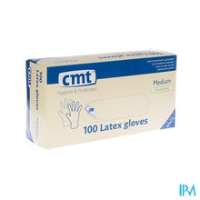 Charger l'image dans la galerie, Cmt Handschoenen Latex Wit Lp M 100
