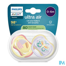 Afbeelding in Gallery-weergave laden, Philips Avent Fopspeen +0m Air Vlinder/krab 2
