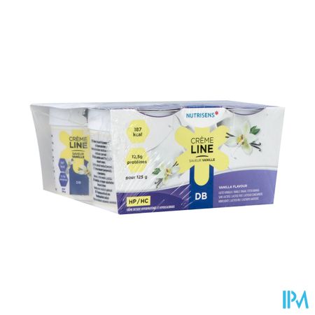 Cremeline Db Lactosevrij Vanille 4x125g