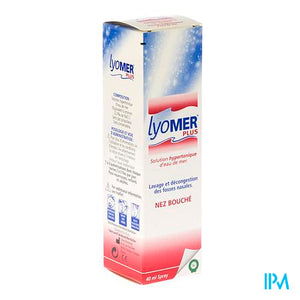 Lyomer Plus Hypertone Opl Ster Zeewater Spray 40ml