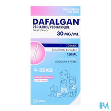Afbeelding in Gallery-weergave laden, Dafalgan Pediatrie 30mg/ml Drinkb.opl 150ml
