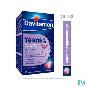 Davitamon Teens Aardbei Comp 60