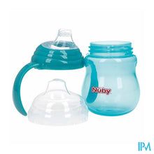 Charger l&#39;image dans la galerie, Nuby A/lekbeker Handvaten Aqua 6m+ 270ml
