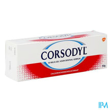 Load image into Gallery viewer, Corsodyl 10mg/g Tandgel Tube 50g
