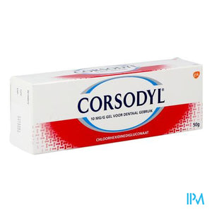 Corsodyl 10mg/g Tandgel Tube 50g
