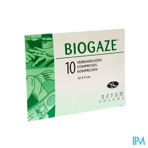 Biogaze Zalfkompres 9x12cm 10