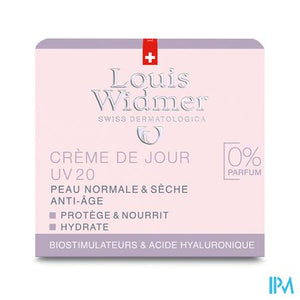 Widmer Dagcreme Uv20 N/parf Pot 50ml