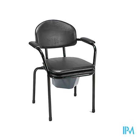 Toiletstoel Zwart/anthraciet 9062 Vermeiren