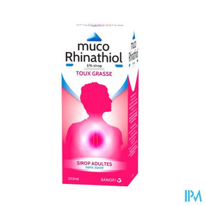 Muco Rhinathiol 5% Sir Ad Z/suiker 250ml