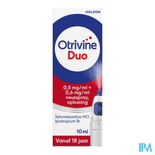 Afbeelding in Gallery-weergave laden, Otrivine Duo 0,5mg/ml+0,6mg/ml Neusspray 10ml
