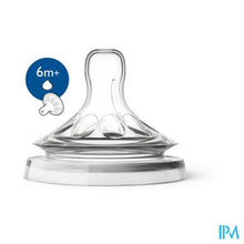 Charger l&#39;image dans la galerie, Philips Avent Natural 2.0 Zuigspeen Dikkere Voed. SCF046/27
