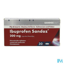 Afbeelding in Gallery-weergave laden, Ibuprofen Sandoz 200mg Filmomh Tabl 30
