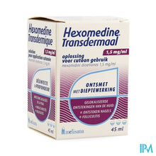 Afbeelding in Gallery-weergave laden, Hexomedine Sol 45ml Transcut
