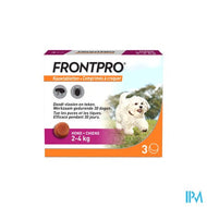 Frontpro 11mg >2-4kg Hond Kauwtabl 3