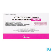 Afbeelding in Gallery-weergave laden, Hydroxocobal.acet. Sterop Opl Inj 10x10mg/2ml
