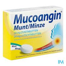 Load image into Gallery viewer, Mucoangin Munt Zuigtabletten 30x20mg
