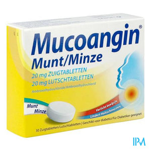 Mucoangin Munt Zuigtabletten 30x20mg