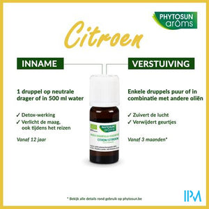 Phytosun Citroen Fr-bio-01 10ml