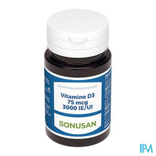 Afbeelding in Gallery-weergave laden, Vitamine D3 75mcg/ 3000 Ie Softcaps 60 Bonusan
